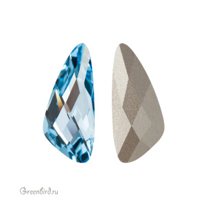 Swarovski 4790 Крыло 23x10 мм, аквамарин (#202), 1 шт.