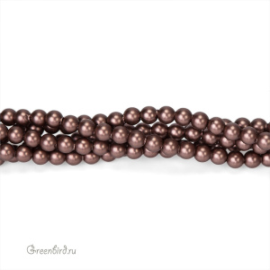 Жемчуг 3 мм #5810 Velvet Brown (#951)