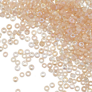 Бисер чешский PRECIOSA Czech круглый 8/0, Yellow Rainbow (#00030/98581), 10 г