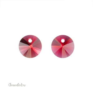 6428 подвеска Mini Disk Pendant 6mm – Scarlet (#276)