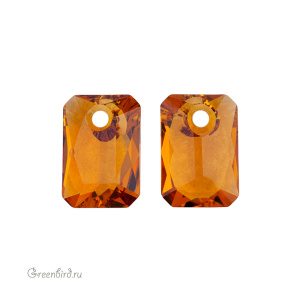 Swarovski 6435 подвеска Октагон 9 мм, топаз (#203), 1 шт.