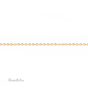 Цепочка декоративная тонкая 1,1 мм, золото, 10 см (9A168), Корея