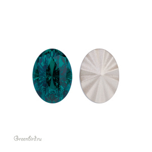 Swarovski 4160 Магический Овал 8х6 мм, изумруд (#205), 1 шт.
