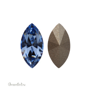 Swarovski 4228 Наветт 10х5 мм, светлый сапфир (#211), 1 шт.