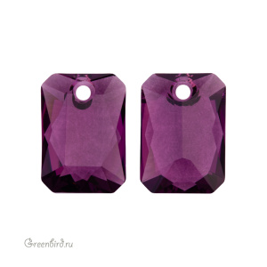 6435 подвеска Emerald Cut 11,5 mm – Amethyst (#204) 6435 подвеска Emerald Cut 11,5 mm – Amethyst (#204)