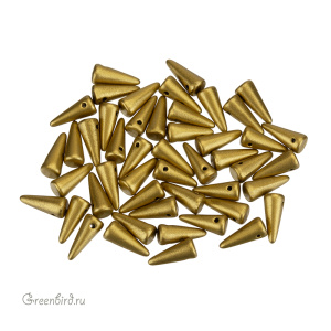 Spikes 4x10mm, Mat. Metallic Aztec Gold, 10 гр (#K0172JT)
