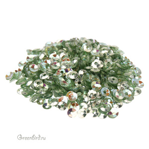 Пайетки 3мм чаша Green (#7025)