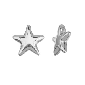 Подвеска "Звезда", родий, 1 шт. (#SV1701-Pendant-140R)