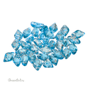 GemDuo 8x5mm – Silver Splash Aqua, 5 гр (#60020/15481)