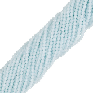 Бусины Циркон 4 мм, голубой, нить (#CN-ZRCN-016)