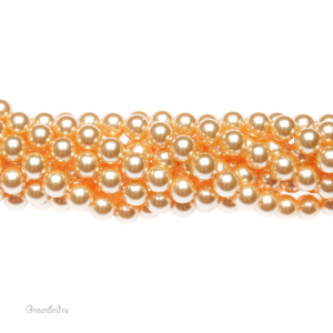 Жемчуг 6 мм #5810 Gold (#296) Жемчуг 6 мм #5810 Gold (#296)