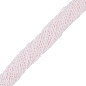 Бусины Циркон 2 мм, светло-розовый, нить (#CN-ZRCN-010)