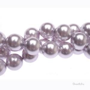 Swarovski 5810 Жемчуг 10 мм, лавандовый (#524), уп. 10 шт.