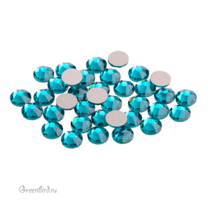 Swarovski 2088 Клеевые стразы круглые SS20, синий циркон (#229), уп. 36 шт.