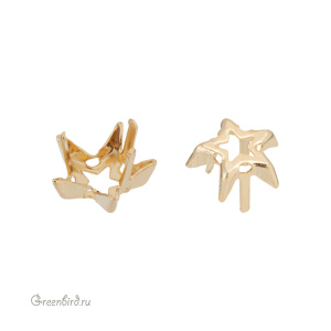 4745 Оправа для ювелирного кристалла Star FS 10 мм, золото