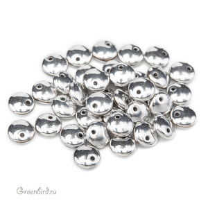 Lentils 6mm со смещенным отверстием – Crystal/Labrador Full, 5 гр (#00030/27000)