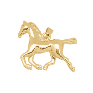 Подвеска "Лошадка", цв. золото, 1 шт. (#SV1701-Pendant-168G)
