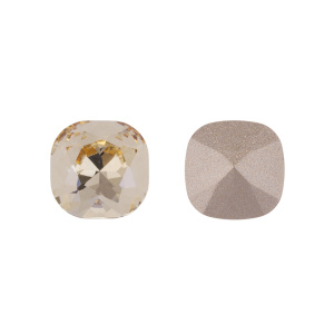 Crystalbird 4470 Кушон 8x8 мм, золотистая дымка (#001GS), уп. 6 шт.