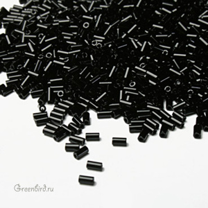 Бисер TOHO Bugle стеклярус 3 мм – Непрозрачный (#49), 10 г