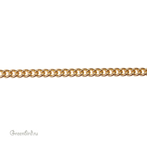 Цепочка 5 мм, золото, 30 см (#Chain-60G)