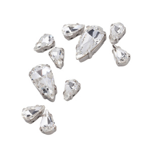 Crystalbird Микс кристаллов 4322C – Crystal, родий, уп.10 шт. (#CBCS-MIX03)