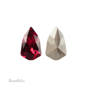 Swarovski 4707 Узкий триллиант 7,8x4,9 мм, алый (#276), 1 шт.