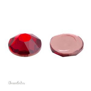 Swarovski 2078 Термостразы круглые SS34, сиам (#208), 1 шт.