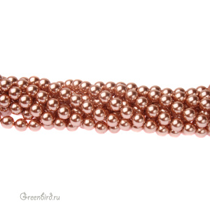 Жемчуг 5 мм #5810 Rose Gold (#769)