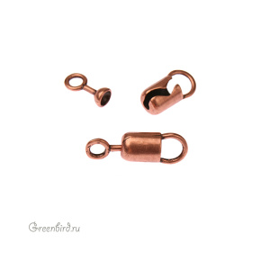 JBB Замок вставной "Туба", ант. медь (JB-7430)