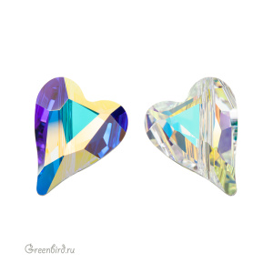 5743 Бусина Wild Heart Bead 17mm – Crystal AB V (#001ABV) 5743 Бусина Wild Heart Bead 17mm – Crystal AB V (#001ABV)