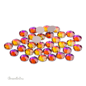 Swarovski 2088 Клеевые стразы круглые SS20, вулкан (#001VOL), уп. 36 шт.