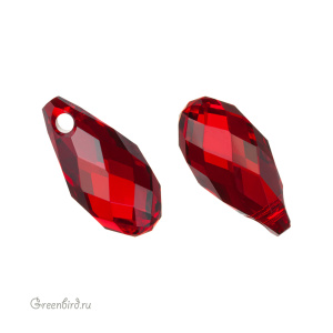 6010 подвеска Briolette Pendant 11x5,5mm – Siam (#208)