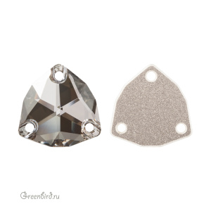 3272 Trilliant Sew-on Stone 16 мм – Silver Shade (#001SSHA) 3272 Trilliant Sew-on Stone 16 мм – Silver Shade (#001SSHA)