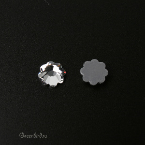 2728 Кристалл с плоским основанием горячей фиксации Flower Rhinestone SS34 – Crystal (#001), 1шт.