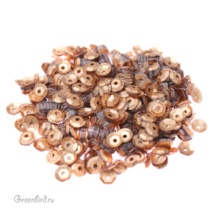 Пайетки LM Paris 4мм чаша, Or C2 Mat (#LM31)