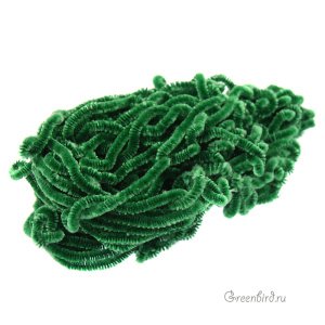 Шелковая синель AVAS, зеленая трава 1 метр (#1834)