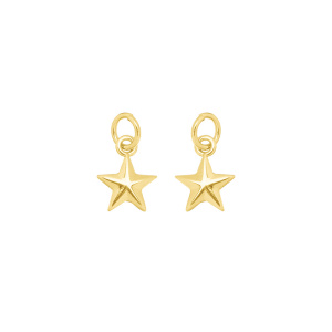 Подвеска "Звездочка", золото, 1 шт. (#SV1701-Pendant-105G)