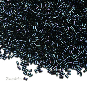 Бисер TOHO Bugle стеклярус 3 мм – Металлизированный (#82), 10 г