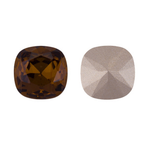Crystalbird 4470 Кушон 12x12 мм, дымчатый топаз (#K220), 1 шт.