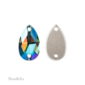 3230 Drop Sew-on Stone 18х10,5 мм – Erinite Shimmer (#360SHIM)