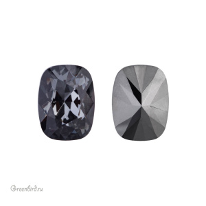 Swarovski 4568 Кушон 8x6 мм, серебряная ночь (#001SINI), 1 шт.