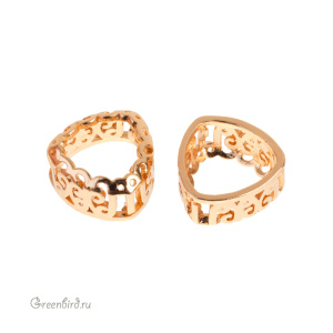 Оправа для кристаллов Trilliant 12 мм, золото, 1 шт. (#001GOLD)