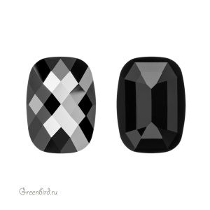 4565 Classic Baguette FS 14x10 мм – Jet Hematite Unfoiled (#280HEM)