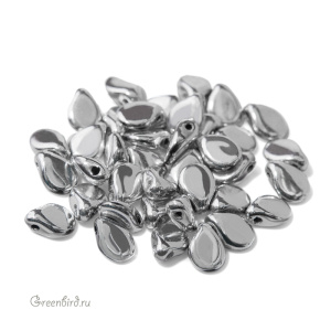 Pip Beads 5x7mm, Jet/Labrador Full, 5 гр (#23980/27000)