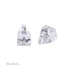 3296 Square Spike Sew-on Stone 7х7 мм – Crystal (#001)