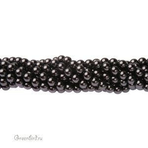 Жемчуг 5 мм #5810 Black (#298)