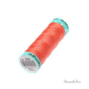Шелковая нить Gutermann R753, 30м, коралл (#896)