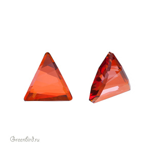 Swarovski 4717 Дельта 15,5 мм, красная магма без фольги (#001REDMU), 1 шт.