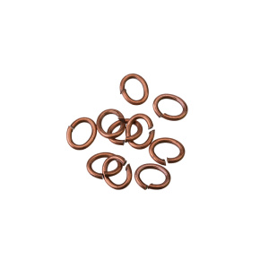 Соединит. кольца TierraCast 5х6, ант. медь, уп.10 шт (#TC-0018-08-10)