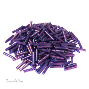 Бисер TOHO Bugle стеклярус 9 мм – Металлизированный золотом (#461), 10 г